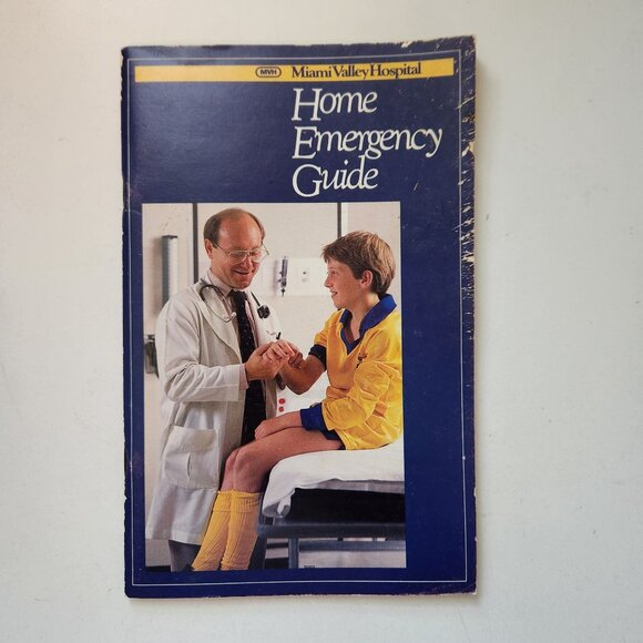 Vintage Miami Valley Hospital Home Emergency Guide Book 1980's - Picture 1 of 8